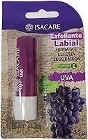 Esfoliante Labial Uva, Roxo, Isacare, 3.5 g