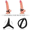 anneaux de penis et de testicule Silicone Durable Sex toyse Plaisir T Shirt avec Etanche Anneau Double pour m asseur Anneau Penis Anneau Sex toyse Homme anneaux de penis et de testicule #4