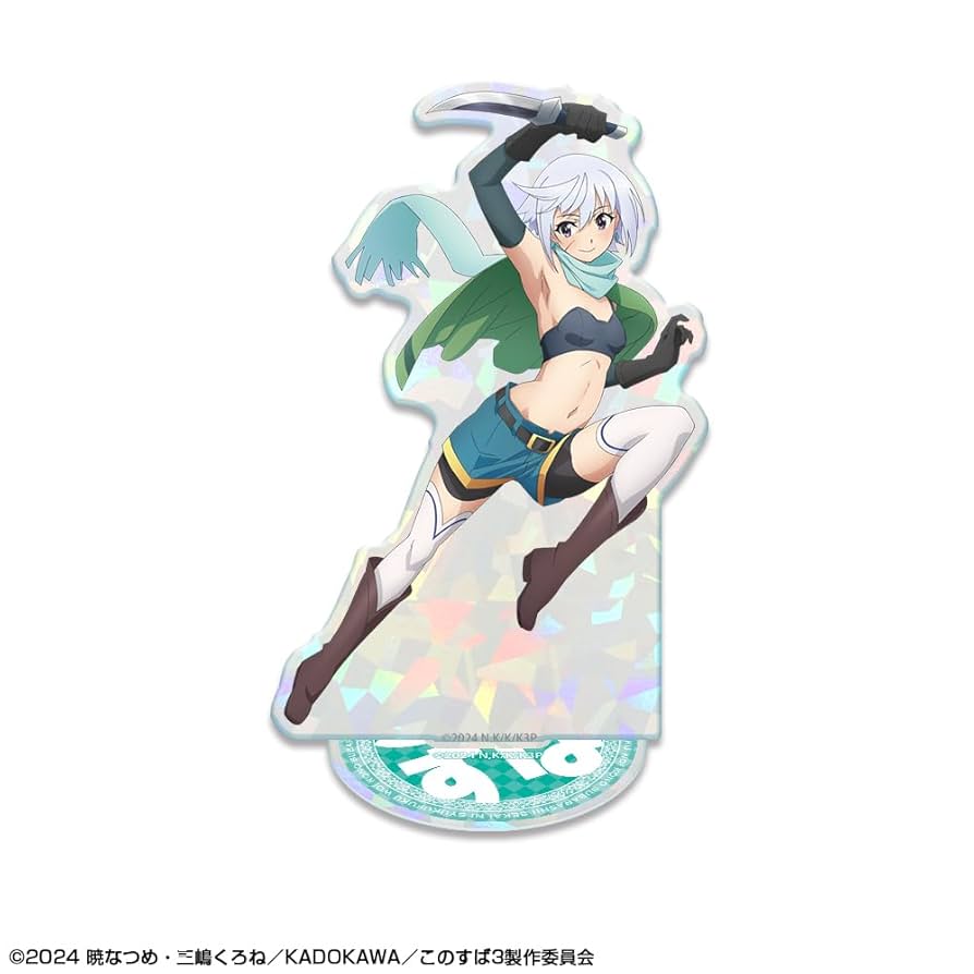 【限定30】新品コトダマン✕この素晴らしい世界に祝福を！3　アクリルスタンド 限定30】新品コトダマン✕この素晴らしい世界に祝福を！3