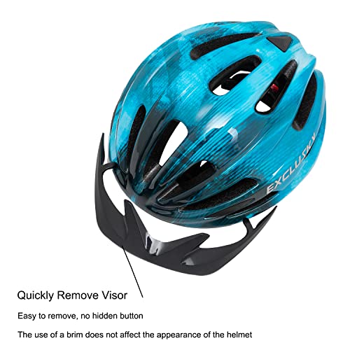 Image of Exclusky Kids Bike Helmet with LED Light - Adjustable Multi-Sport Youth Helmet for Boys & Girls, Ages 5-12, Fits 50-57cm, Cycling Safety Gear