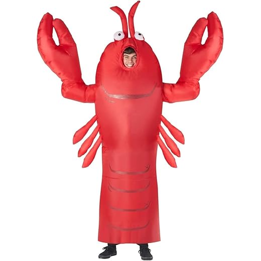 Morph Disfraz Langosta Adulto, Disfraz Hinchable Adulto, Disfraz Langostino Adulto, Disfraz Animal Marino Adulto, Disfraz Ridiculo Adulto, Disfraz Despedida Soltero Adulto
