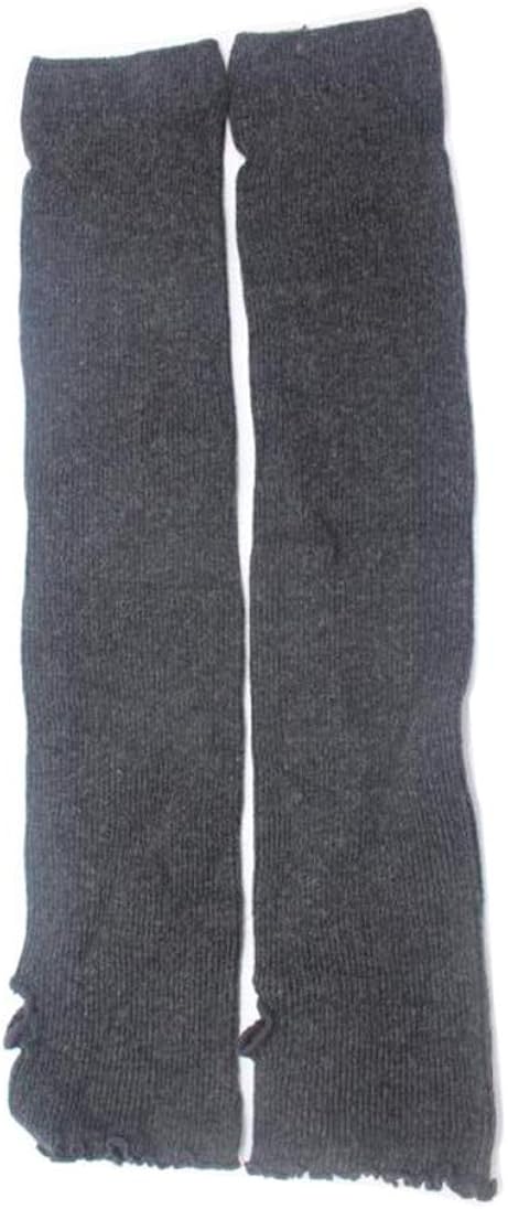 Lotus Leaf Edge Style Fingerless Elastic Stretch Arm Winter Warmer Long Arm Sleeve for Ladies Women Girl (Grey) at  Women’s Clothing store