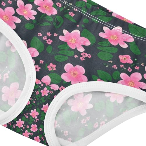 Floral Pink Blossoms Toddler Girls's Underwear 2T 202c11404