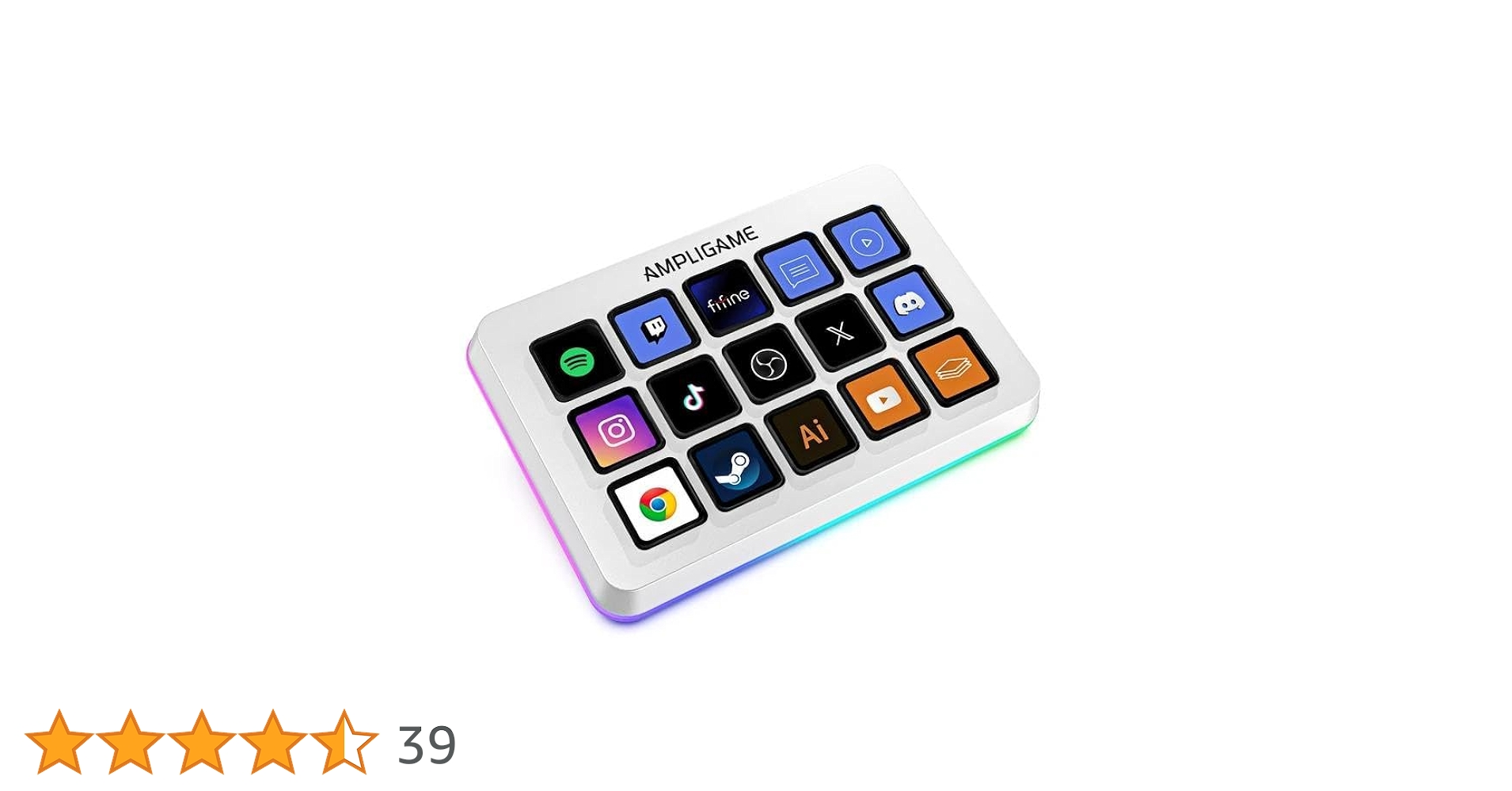 Amazon | FIFINE Stream Controller 15LCDキー配列 左手デバイス RGB Amazon | FIFINE Stream Controller 15LCDキー配列 左手デバイス RGB