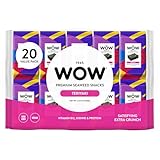 1945 WOW Premium Roasted Korean Seaweed Snacks, Teriyaki - 20 Count, Vegan, Gluten Free, Non-GMO, Keto, Extra Thick, Crunchy, & Healthy Snacks for Kids & Adults
