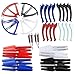 MagiDeal Set de 52 Piezas de Recambio Desgaste Rápido Motor para Quadcopter Syma X5S X5SC X5SW de Plástico Durable y Ligero