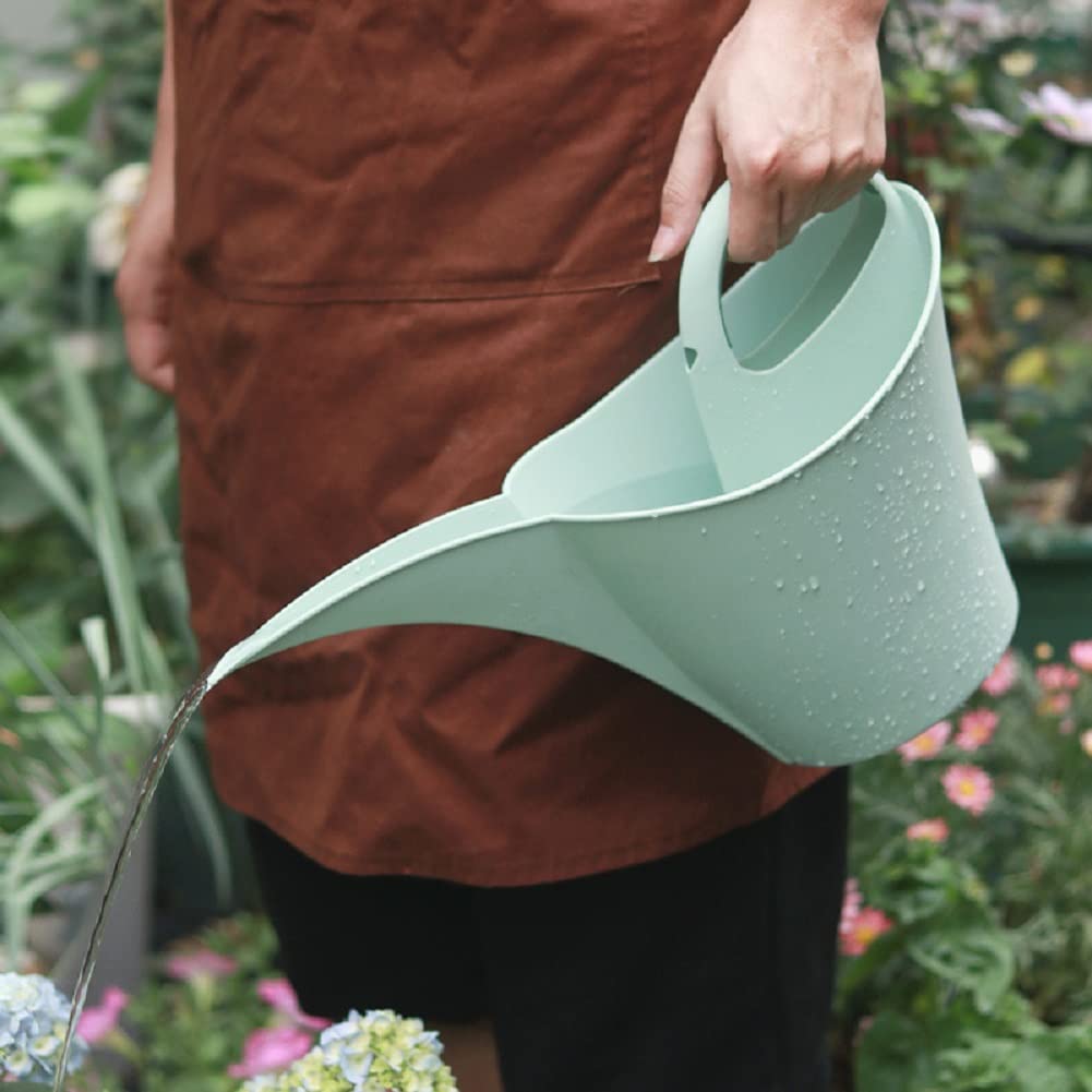 Regadera De Plástico De 2 litros, Regadera Pequeña De Jardín, Regadera para Interior Y Exterior, Flores, Plantas De Interior, Riego,C