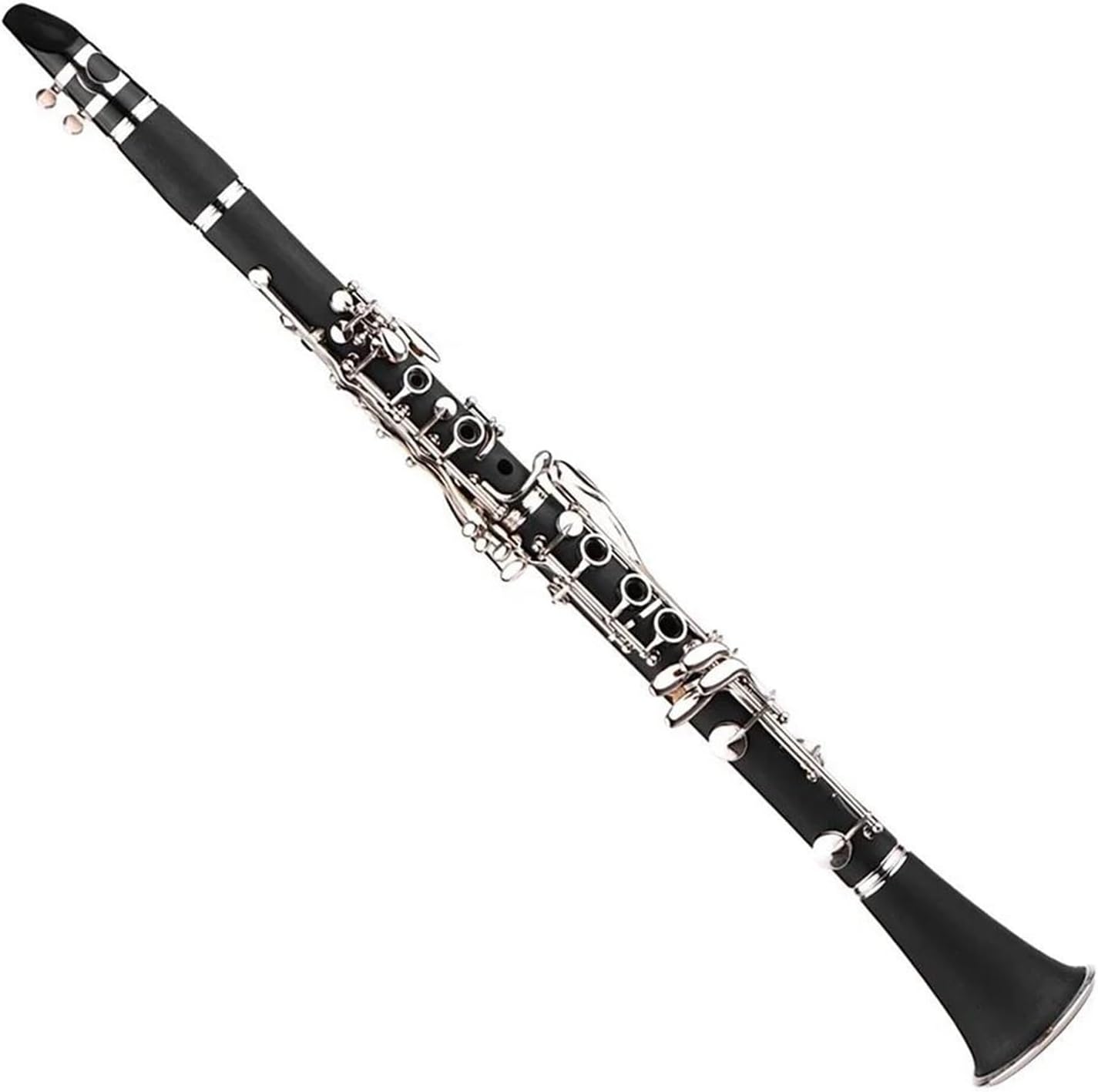 17 Key BB Flat Soprano Binocular Clarinet With Cleaning Cloth