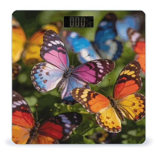 Báscula Digital de Baño con Plataforma de Vidrio 10x10 in miniatura 1