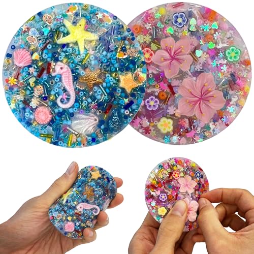 Generic Picky Pad 2 Pcs - Multicolor Fidget Pads, Fidget Toy for Skin Picking, Trichotillomania & Dermatillomania, ADHD Pick Pad, Sensory, Adult