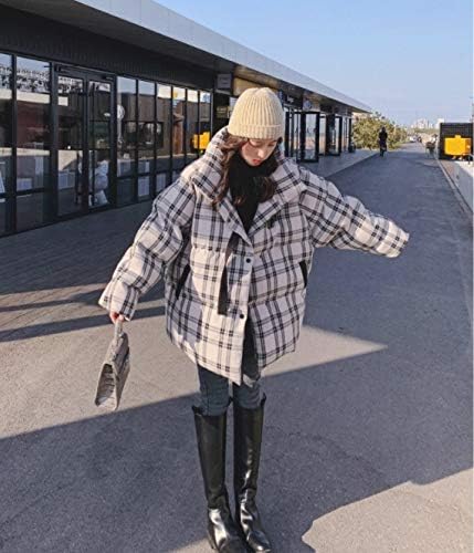 最大48 Offクーポン Smejs チェック柄秋冬女性パーカータートルネック長袖女性ウォームコートハイストリートファッションパーカー Size Large Rachelbaptista Com Br