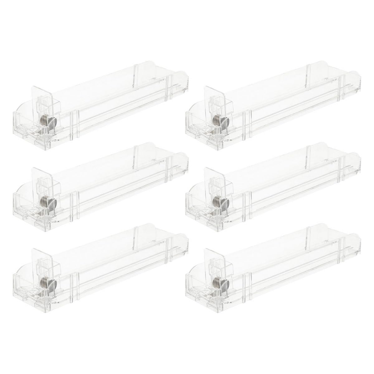 Distributeur automatique transparent 6 pièces pour résoudre le désordre sur vos comptoirs