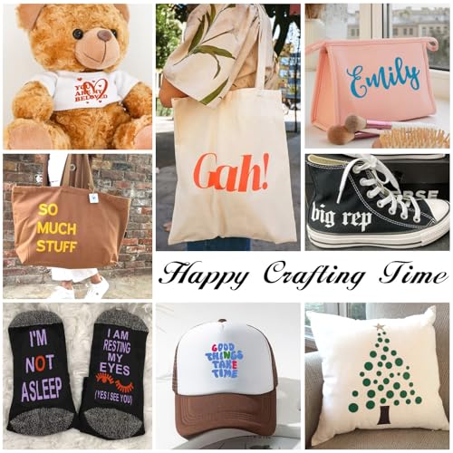 Image of HTVRONT Heat Transfer Vinyl Roll - 12 inch x 8ft Orange HTV Vinyl for T Shirts, Burnt Iron on Vinyl Compatible with Cricut Cutting Machine - Easy to Cut & Weed for Heat Vinyl Design (Texas Orange)