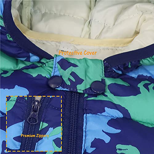 Kids Winter Outfit, Hooded Jacket Lichtgewicht Jas Warm Waterdicht Outwear - Image 4