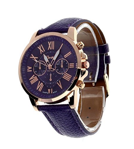 Geneva Platinum Analogue Purple Dial Womens Watch - ITGELCRPUR01 (B07D8STHZR) Amazon Price History, Amazon Price Tracker