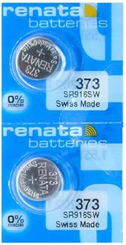 Baterías de reloj Renata #373 2Pcs