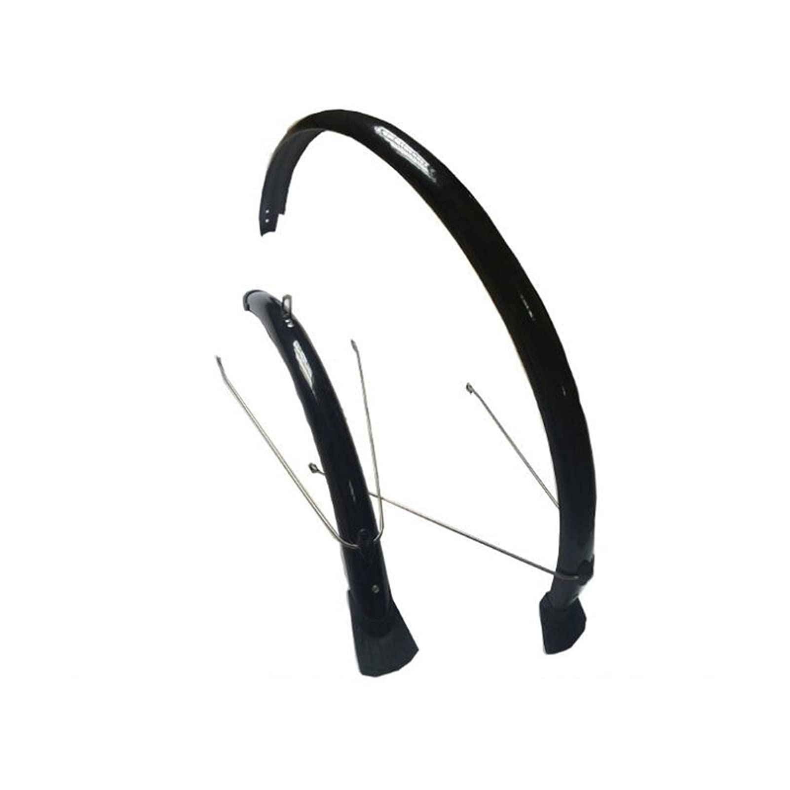 Garde-boue Avant/arrière 27 Pouces En Inox - Réglable, Amovible, Argenté, Pour Vélo De Route