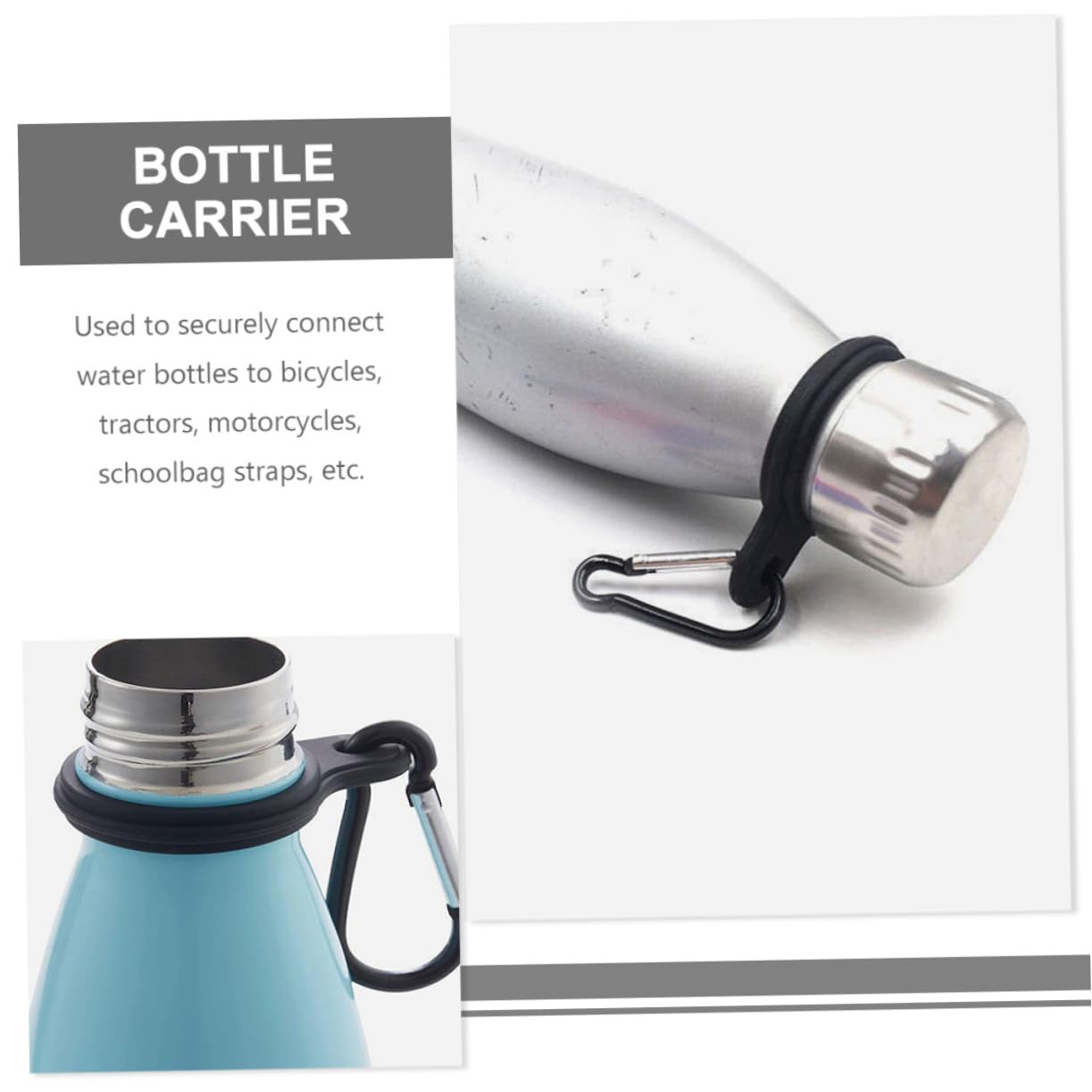 Toyvian Crochet De Bouteille Support pour Bouteille Eau pour Randonnée Camping Activités De Plein Air