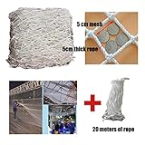 Material de red de seguridad: material blando, malla ligera, urdimbre y trama multicapa; protector solar de alta temperatura, resistente al agua; Líneas claras, resistencia antideslizante y resistencia a la abrasión. Tiene una fuerte resistencia a la intemperie, durabilidad y buen efecto decorativo. Se puede usar en interiores y exteriores.