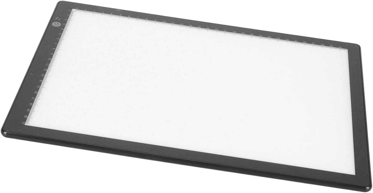 Sorandy Slide Viewer Light Box, Negative Viewer, Ultra-Thin Light Pad Scanner, Slide Viewer, Artist Sketching, Old Slides Scanning Light Box with 3 Adjustable Brightness, USB