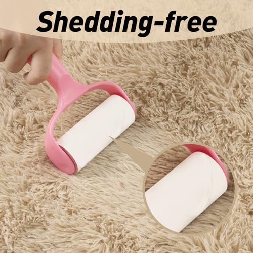 Area Rugs 9x12 Living Room, Large Fluffy Area Rugs for Bedroom, Soft Carpet Shag Kids Room Rug, Non-Slip Fuzzy Rugs Indoor (Light Tan, 9ft x 12ft)