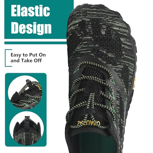 Image of SAGUARO Womens Mens Barefoot Shoes Minimalist Trail Runner Wide Toe Box Zero Drop Outdoor Cross Training Shoe