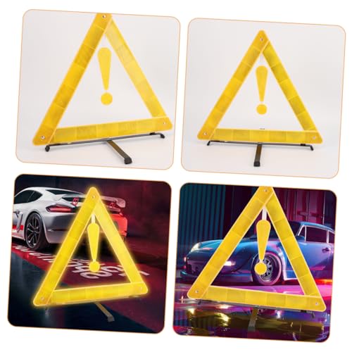 Triángulo Reflectante Plegable para Seguridad Vial miniatura 3