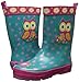 Stephen Joseph Rain Boots,Teal Owl,11