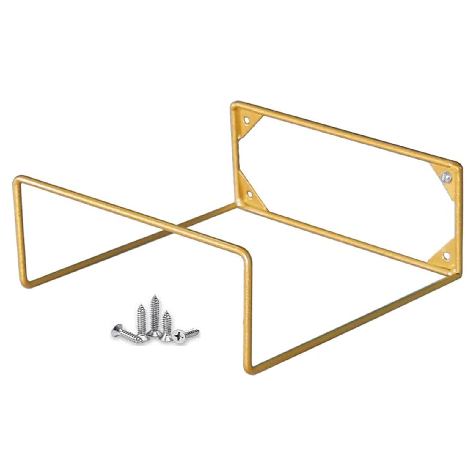 Estante para cojines decorativos organizador de almohadas metálico de pared oro