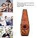 Wooden Kazoo Flute, Maple Wood Flute Musical Wind Instrument with Diaphragm for Mouth Music Playing Performance