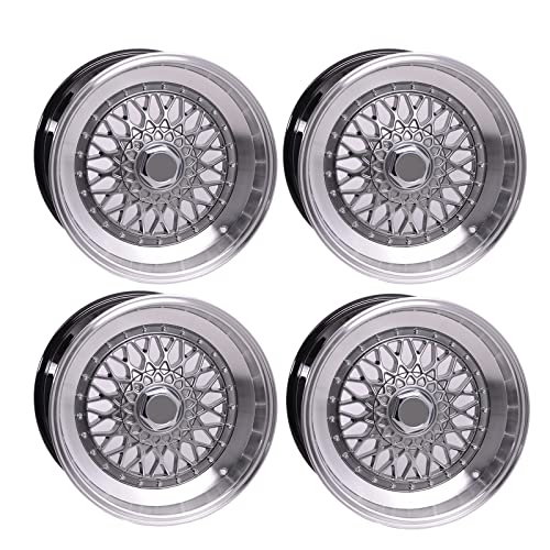 IKON MOTORSPORTS Wheel Rim Replacement 4PCS 17X8.5 +25 5X100 / 5X114.3 Step Lip Deep Dish Mesh Wheels For Mercury Mitsubishi Nissan Scion Subaru Tesla Toyota Acura Chevy Chrysler Dodge Ford Genesis