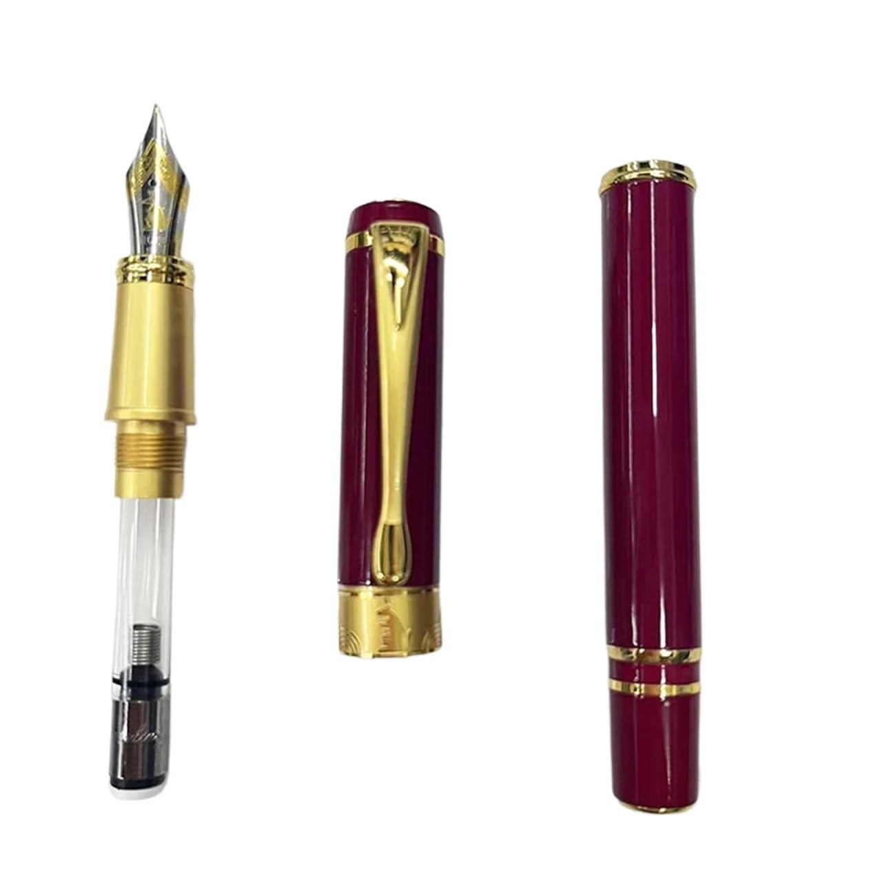 Penna stilografica con pennino Iridium EF/F/M, idea regalo per studenti, ufficio, forniture di cancelleria (RD, media)