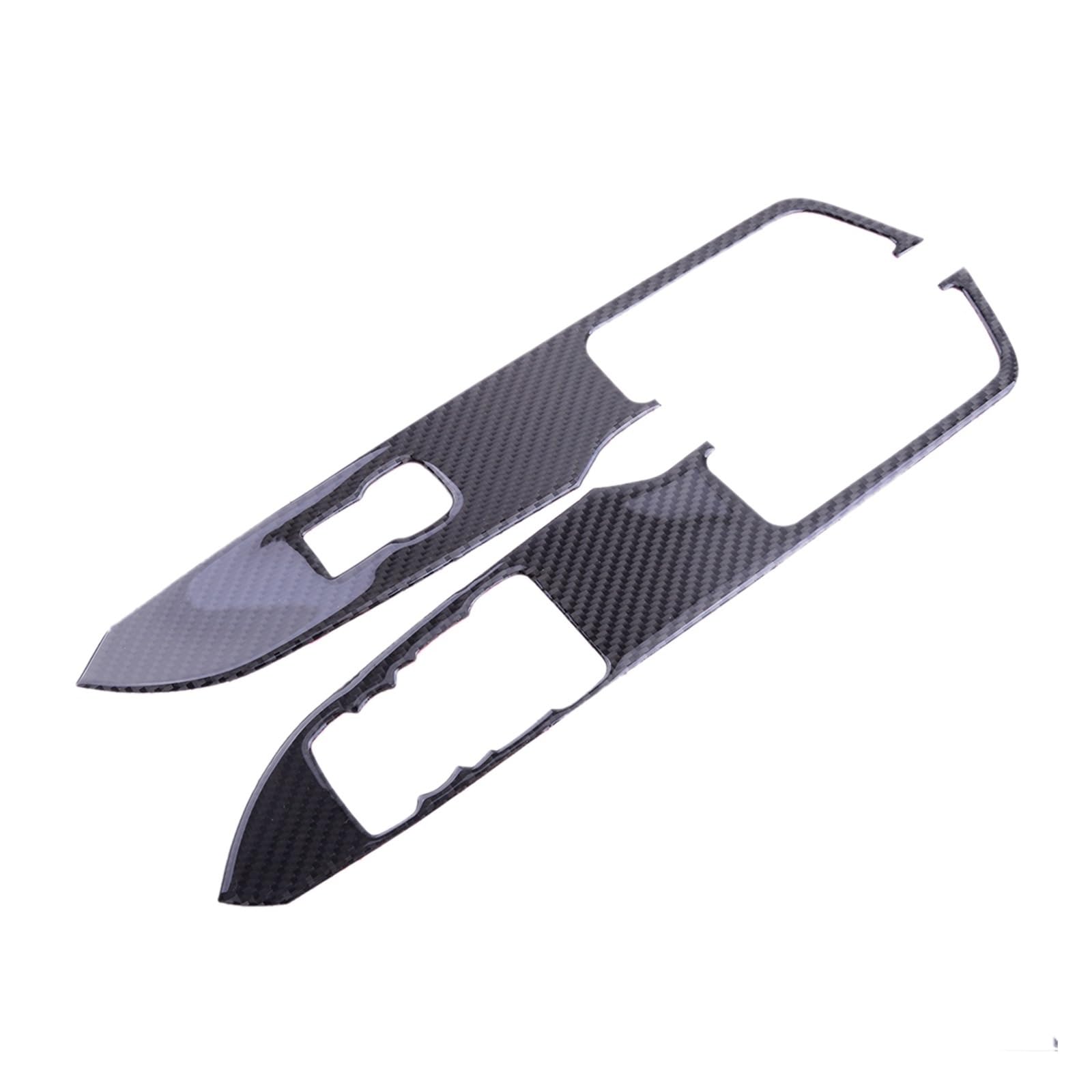 カーボンファイバー 4X ウインドウ スイッチ パネル カバー トリム 適用: シボレー/CHEVROLET ブレイザー 2019 2020 2021 ブラック AL-SS-0664 AL カーボンファイバー 4X ウインドウ スイッチ パネル カバー トリム