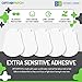 Opthopatch Eye Patches for Infants - Extra Sensitive Adhesive - Plain White - 100 Count + 3 Reward Charts
