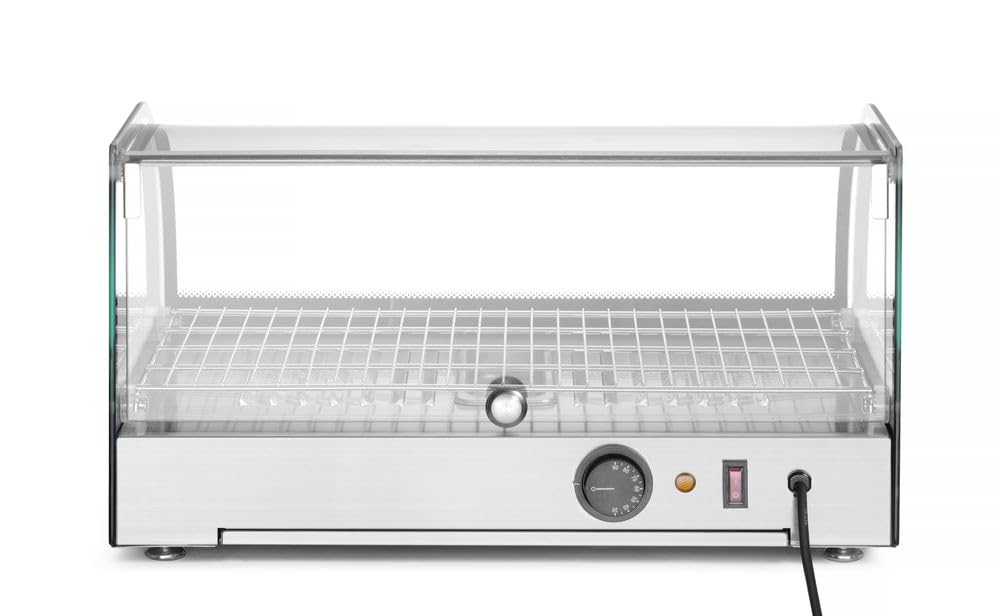 HENDI Expositor de calentamiento de un nivel - un nivel - 230V / 400W - 554x376x(H)311 mm