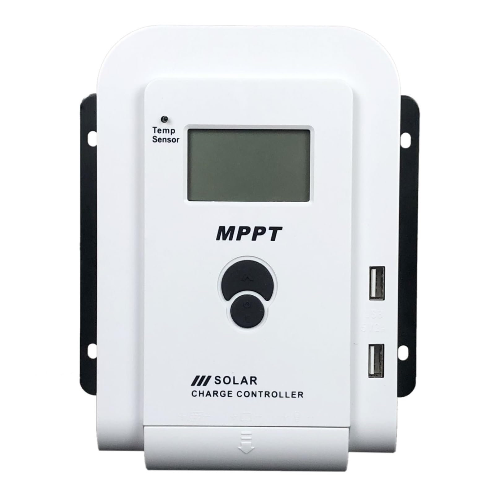 Controllore Solare Regolatore di Carica Solare MPPT 60A 40A 20A con Display LCD Regolatore Solare Fotovoltaico 12V 24V Regolatore Automatico Dual USB for Pannello Solare(40A)