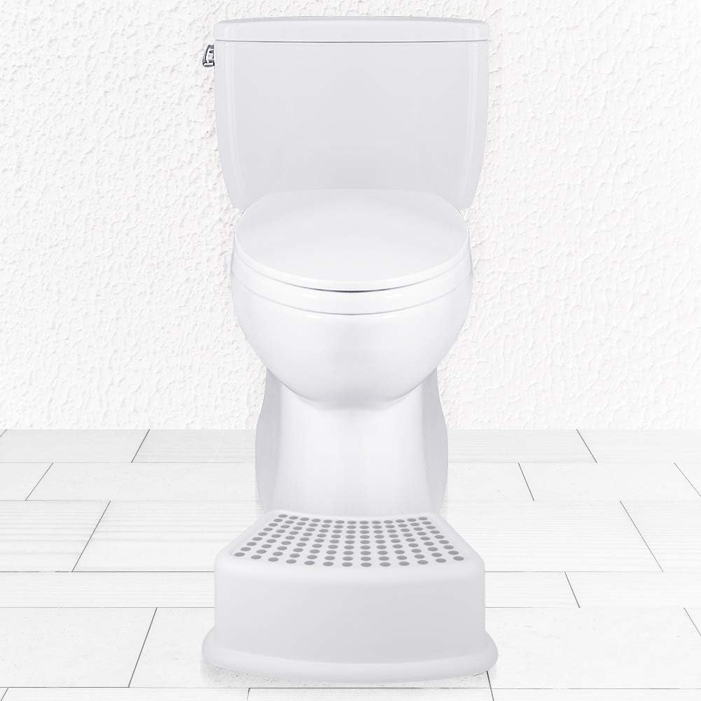 Step Stool for Kids (2 Pack), Toddlers Stool for Potty Training, Bathroom, Kitchen, Bedroom, Toy Room and Living Room. Toilet Stools with Soft Anti-Slip Grips for Safety, Stackable (Grey) : Baby