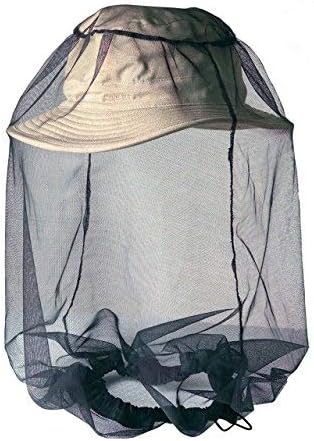 Yotani Head Face Mosquitos Net Insect Repellent Netting (2 Pack, Black) Fine Woven Mesh Outdoor Activities Hiking Fishing Hunting Camping Backpacking Protect from Insects Bugs and Diseases