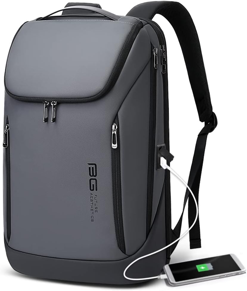 Laptop Backpack, Waterproof Smart Backpack for 15.6 Inch Laptop, Durable Travel Business Backpack with USB Charging Port, Anti-Theft Backpack, Lightweight, Professional Work Backpack (Grey) (B0DCNK5DVQ) Amazon Price History, Amazon Price Tracker