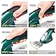 POSENPRO 7,2V Akku-Gras- und Strauchschere, 2 in 1 Mini Handheld Elektrischer Grasschere, Akku-Heckenschere Rasenschere Comfortcut, 120 mm (Strauch) / 83 mm (Gras)
