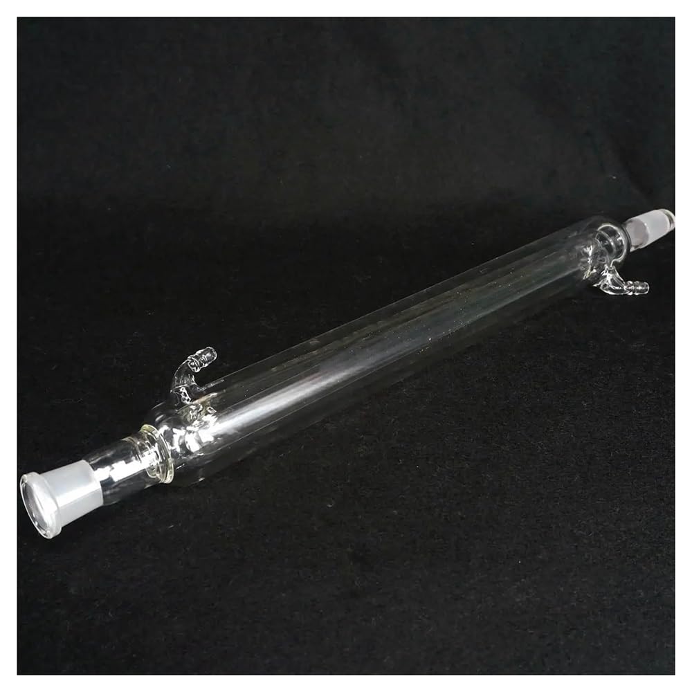 Equipos y suministros de laboratorio Condensador recto de vidrio borosilicato doble 200/300/400 mm, 19/26, 24/29 y 29/32, resistente al calor