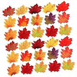 Fausses feuilles d'érable : les décors de feuilles d'érable sont parfaits pour les décorations d'automne et de thanksgiving afin de créer une atmosphère de agréable.