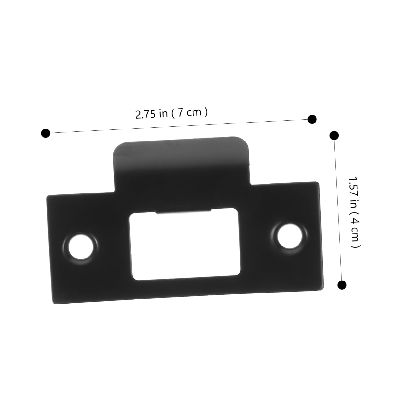 HOMSFOU 20pièces Plaques De Renforcement Pour De Porte Plaques De Gâche De Verrouillage Pour Intérieur Améliorée Effractions