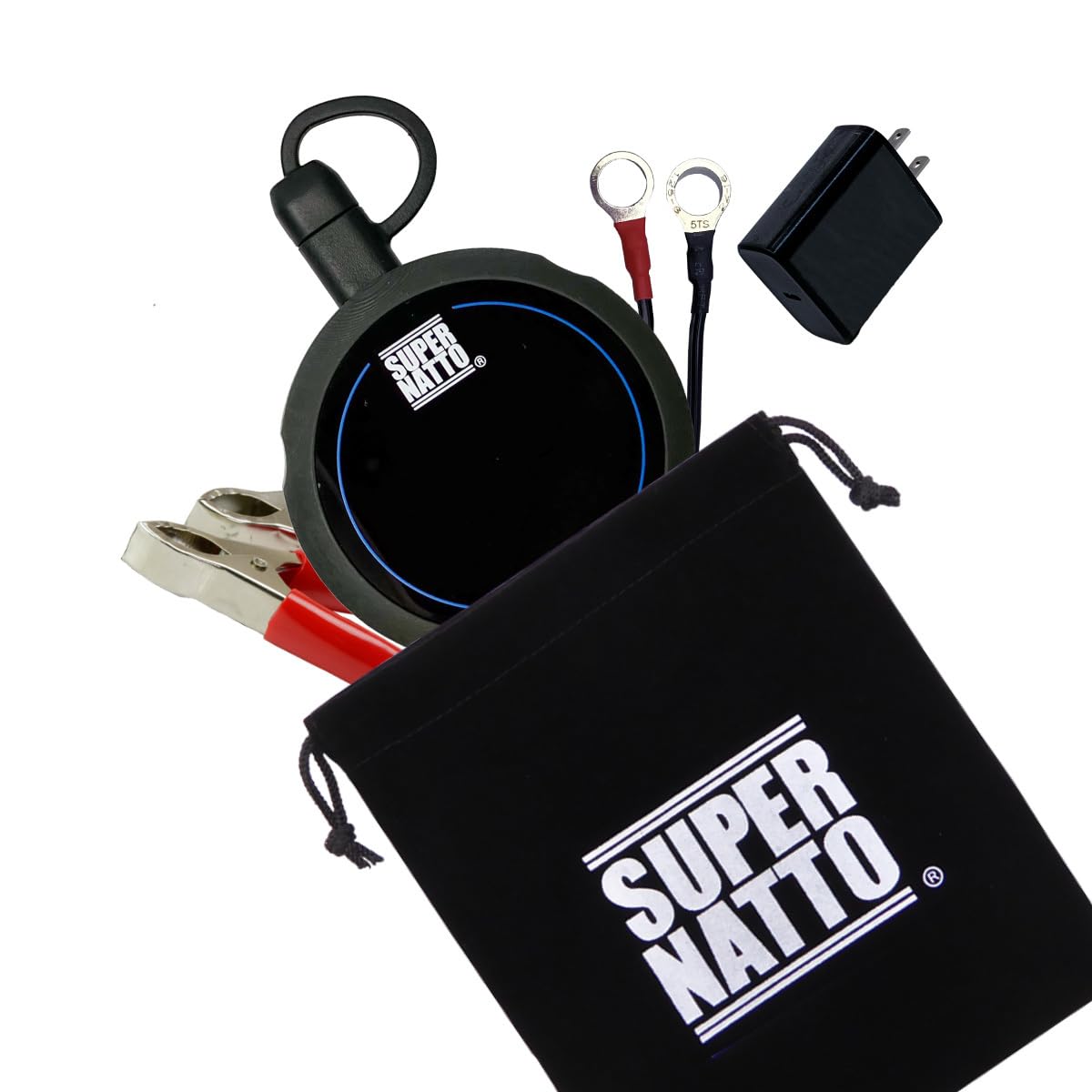 Amazon.co.jp: スーパーナット スマホ用のモバイルバッテリーでバイク