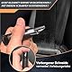 HOAMZ 2 Stück Gurtschneider Notfallhammer Auto，2 In 1 Gurtschneider Notfallhammer，Nothammer mit Testglas，Multifunktional Tragbarer Aufgerüstet Emergency Rescue Tool，für Auto und Busse