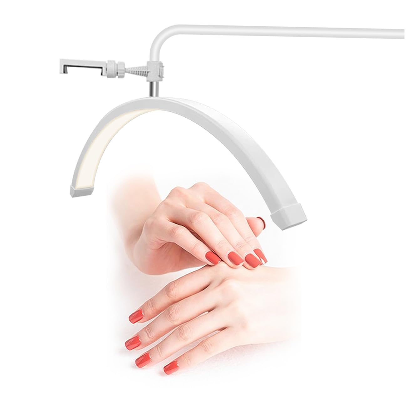 ayex LED Beauty Lampe 24 Zoll Standleuchte für Studio & Kosmetik weiß M6X