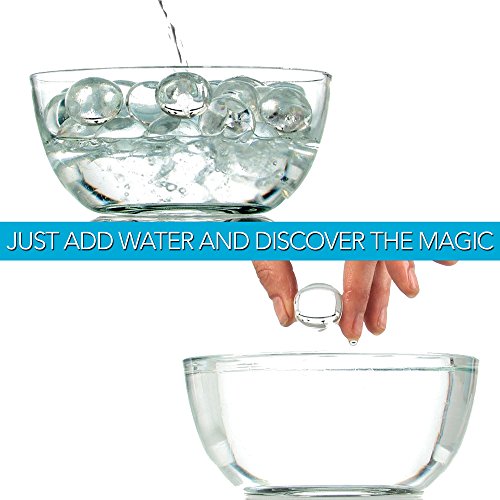 Steve Spangler's Jelly Marbles - Clear Spheres Absorb 150x their Weight in Water!