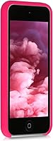 Vista 2 de kwmobile Funda de silicona TPU compatible con Apple iPod Touch 6G / 7G (6ª y 7ª generación), funda protectora suave y flexible, color rosa neón
