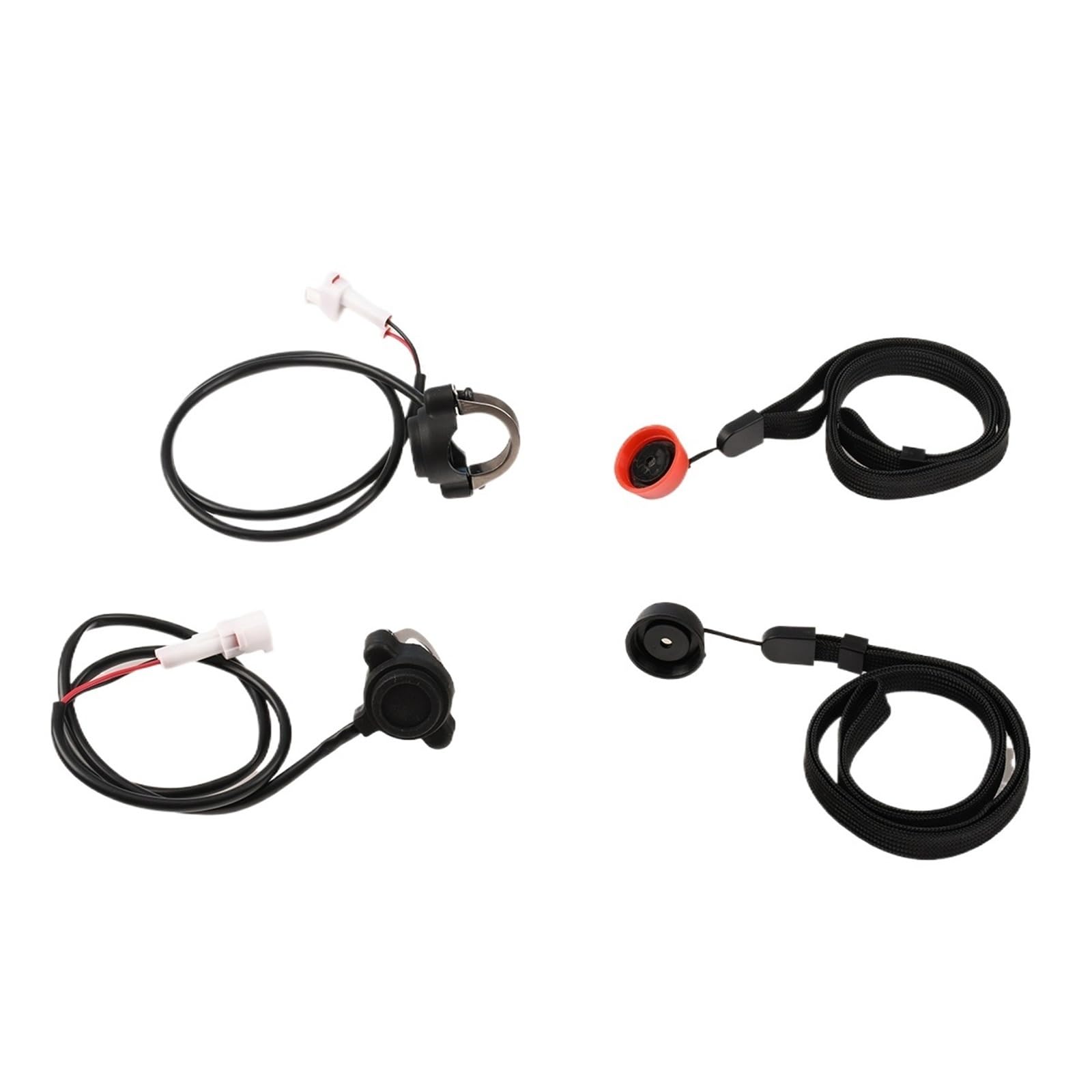 Interruttore manubrio Interruttore Di Avviamento Emergenza Per Motore Universale Per Motociclette Arresto Della Cinghia Componenti ON OFF Accessori Protezione Per Moto