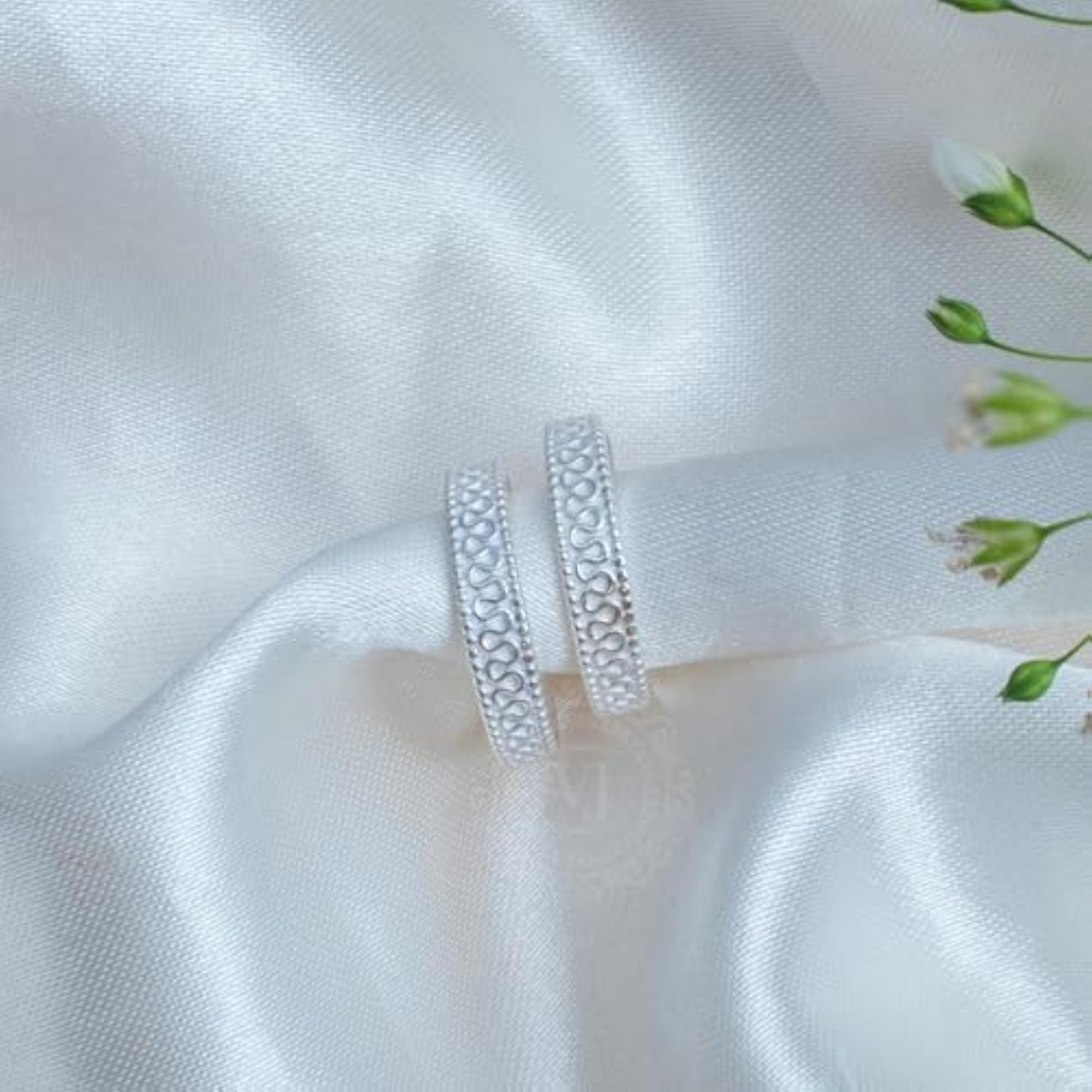 Exclusive 925 Sterling Silver Adjustable Toe Rings for Women